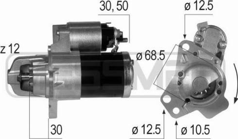 Messmer 220640A - Стартер unicars.by