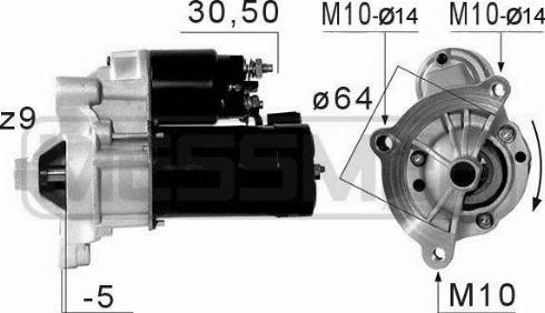 Messmer 220660A - Стартер unicars.by