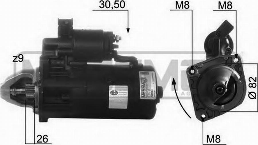 Messmer 220043 - Стартер unicars.by