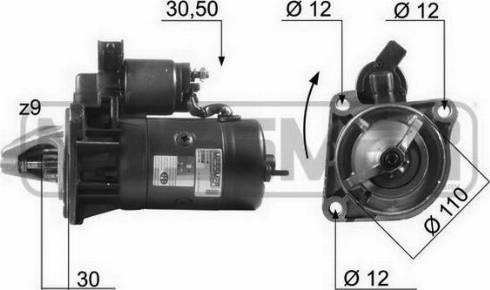 Messmer 220050A - Стартер unicars.by