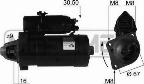 Messmer 220065R - Стартер unicars.by