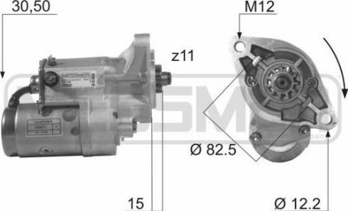 Messmer 220005A - Стартер unicars.by