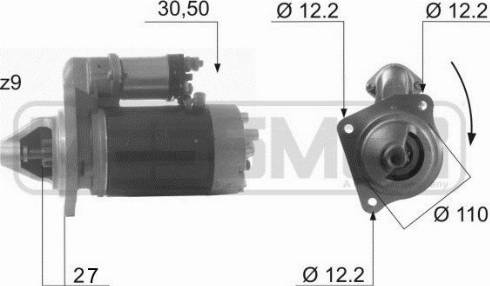 Messmer 220007A - Стартер unicars.by