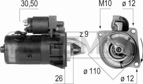 Messmer 220019A - Стартер unicars.by