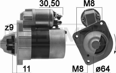 Messmer 220018A - Стартер unicars.by