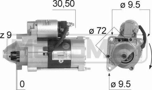 Messmer 220031A - Стартер unicars.by