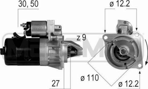 Messmer 220038A - Стартер unicars.by