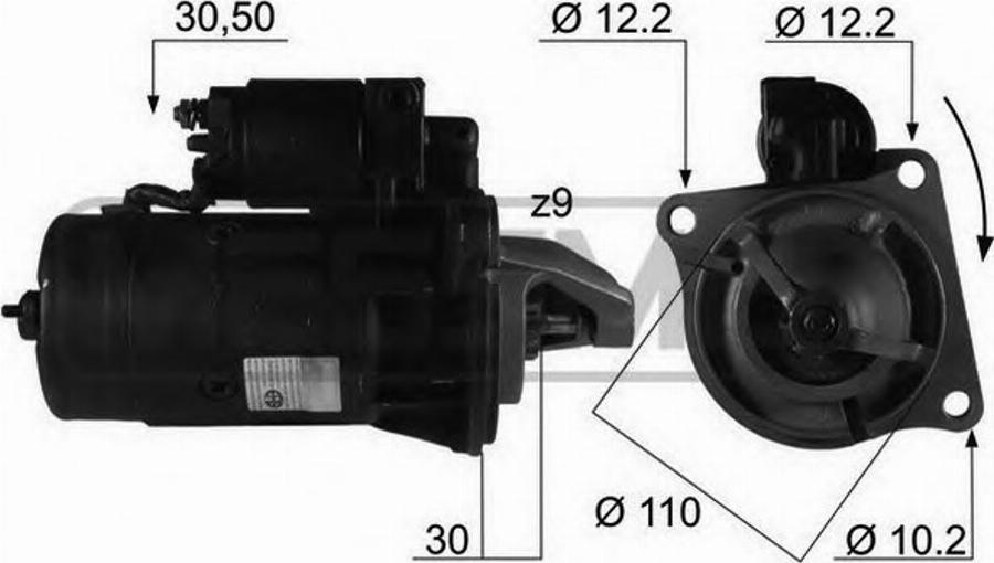 Messmer 220038 - Стартер unicars.by