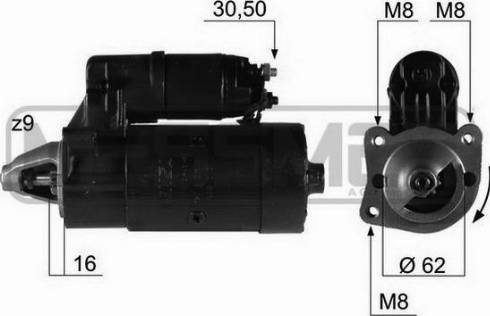 Messmer 220193R - Стартер unicars.by