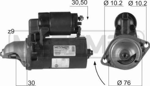 Messmer 220153A - Стартер unicars.by