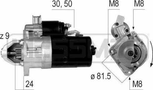 Messmer 220165A - Стартер unicars.by