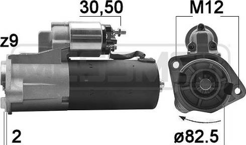 Messmer 220137A - Стартер unicars.by