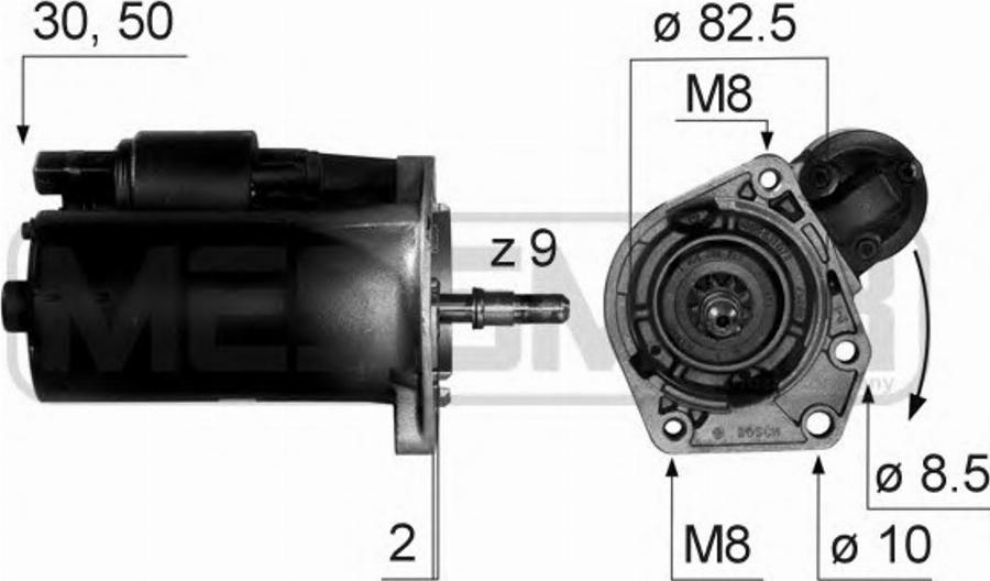 Messmer 220128 - Стартер unicars.by