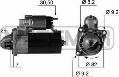 Messmer 220346A - Стартер unicars.by