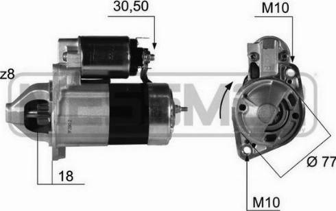 Messmer 220381A - Стартер unicars.by