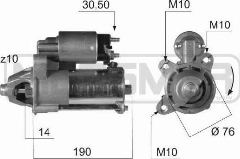 Messmer 220374A - Стартер unicars.by