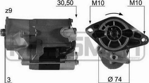 Messmer 220205R - Стартер unicars.by