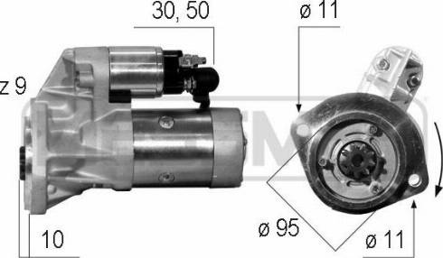 Messmer 220208A - Стартер unicars.by