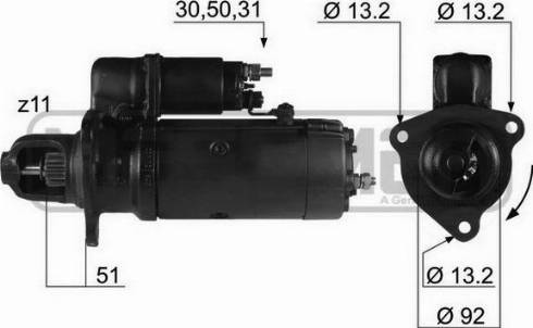 Messmer 220223A - Стартер unicars.by