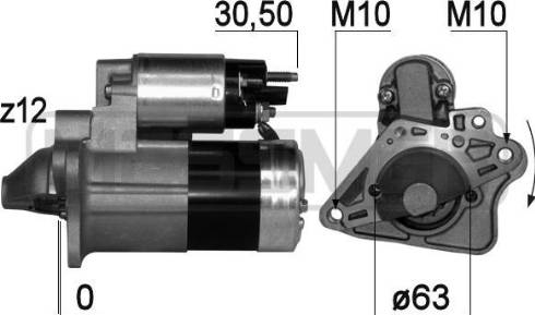 Messmer 220758A - Стартер unicars.by