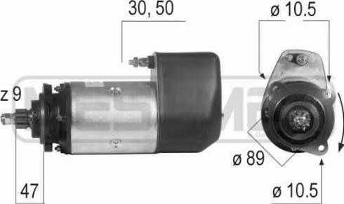 Messmer 22201 - Стартер unicars.by