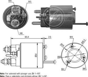 Messmer 227392 - Тяговое реле, соленоид, стартер unicars.by