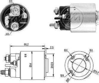 Messmer 227233 - Тяговое реле, соленоид, стартер unicars.by