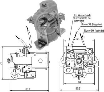 Messmer ZM903 - Тяговое реле, соленоид, стартер unicars.by