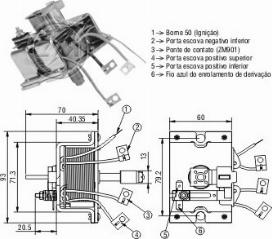 Messmer ZM902 - Тяговое реле, соленоид, стартер unicars.by