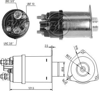 Messmer ZM450 - Тяговое реле, соленоид, стартер unicars.by