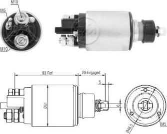 Messmer ZM1825 - Тяговое реле, соленоид, стартер unicars.by