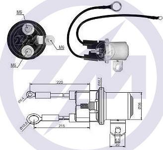 Messmer ZM3428 - Тяговое реле, соленоид, стартер unicars.by