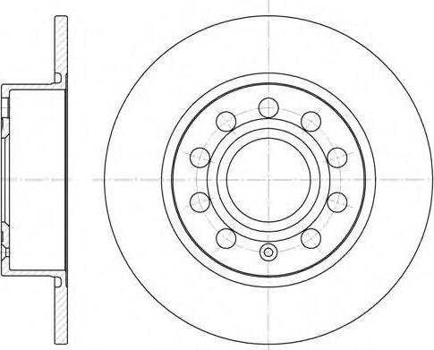 METACO 3060-005 - Тормозной диск unicars.by