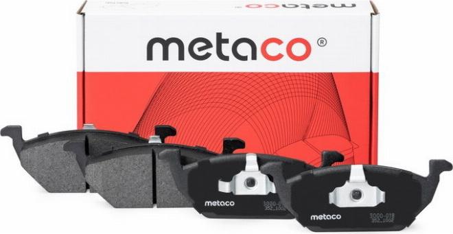 METACO 3000-018 - Тормозные колодки, дисковые, комплект unicars.by