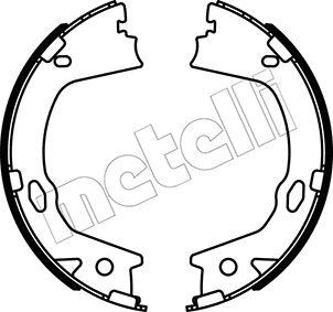 Metelli 53-0499 - Комплект тормозов, ручник, парковка unicars.by