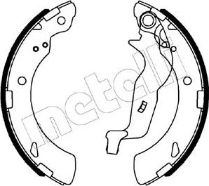 Metelli 53-0494 - Комплект тормозных колодок, барабанные unicars.by