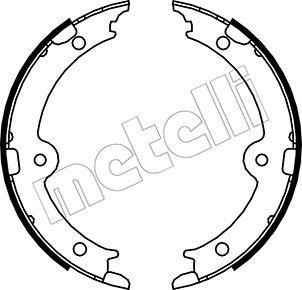 Metelli 53-0449 - Комплект тормозов, ручник, парковка unicars.by