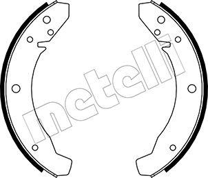 Metelli 53-0459 - Комплект тормозных колодок, барабанные unicars.by