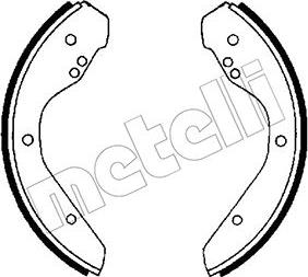 Metelli 53-0460 - Комплект тормозных колодок, барабанные unicars.by