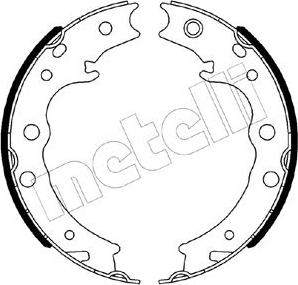 Metelli 53-0539 - Комплект тормозов, ручник, парковка unicars.by