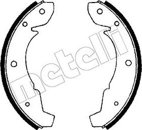 Metelli 53-0649 - Комплект тормозных колодок, барабанные unicars.by