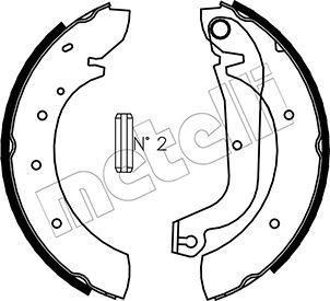 Metelli 53-0068 - Комплект тормозных колодок, барабанные unicars.by