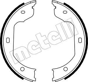 Metelli 53-0019 - Комплект тормозов, ручник, парковка unicars.by