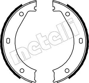 Metelli 53-0013 - Комплект тормозов, ручник, парковка unicars.by