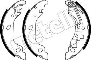 Metelli 53-0080Y - Комплект тормозных колодок, барабанные unicars.by