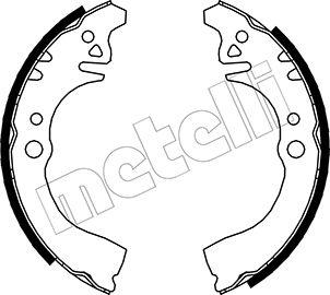 Metelli 53-0036 - Комплект тормозных колодок, барабанные unicars.by