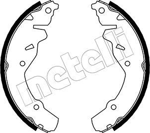 Metelli 53-0029 - Комплект тормозных колодок, барабанные unicars.by