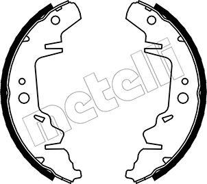 Metelli 53-0026 - Комплект тормозных колодок, барабанные unicars.by