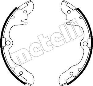 Metelli 53-0199 - Комплект тормозных колодок, барабанные unicars.by