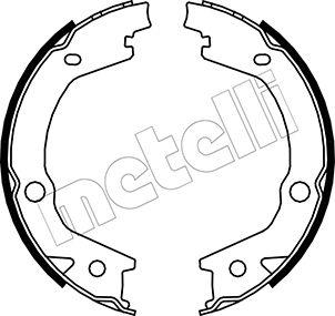 Metelli 53-0184 - Комплект тормозов, ручник, парковка unicars.by